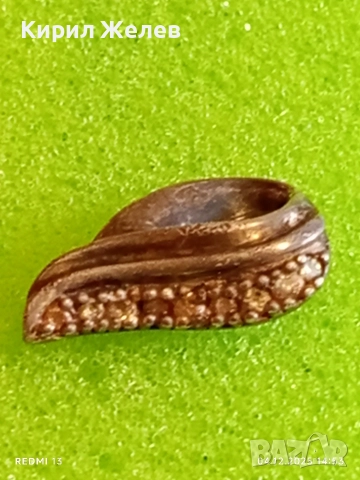 Изящна ажурна сребърна висулка ръчна изработка 52359, снимка 5 - Колиета, медальони, синджири - 52651156