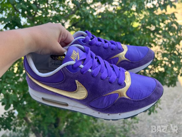 Nike Air Max 1 Anniversary Purple Gold — номер 43, снимка 2 - Маратонки - 36172355