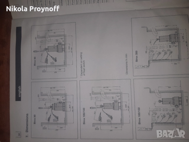 Помпа за отводняване Biral за чисти и мръсни води, снимка 2 - Водни помпи - 52152153