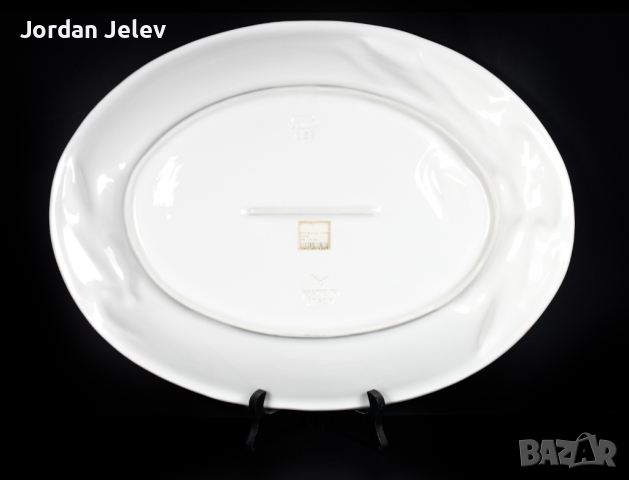 Огромно, италианско плато Fatto A Mano с царевици., снимка 5 - Чинии - 44725014