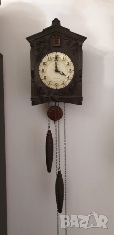 Часовник с кукувица маяк- работещ, снимка 7 - Антикварни и старинни предмети - 53965120