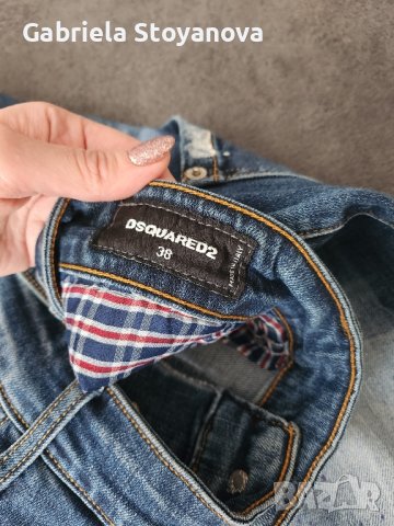 Дънки Dsquared2, 38 размер , снимка 4 - Дънки - 44211850