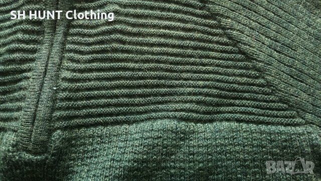 NEO MON DO NAVIK Unisex Wool Sweater 100% WOOL за лов риболов размер L блуза 100% Вълана - 162, снимка 6 - Блузи - 38581424