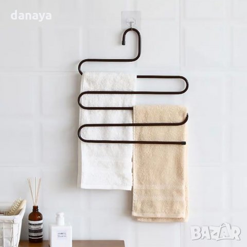 2008 S образна закачалка за панталони и поли, органайзер, снимка 3 - Органайзери - 32021966