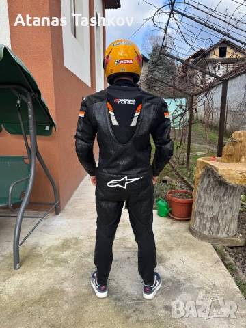Alpinestars EU58 кожен екип 2 части, снимка 4 - Спортни дрехи, екипи - 52821155