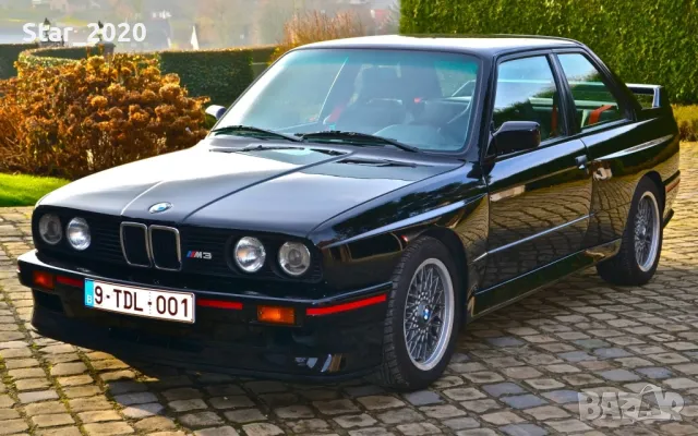 Светеща картина с LED осветление - BMW E30 M3 - coupe