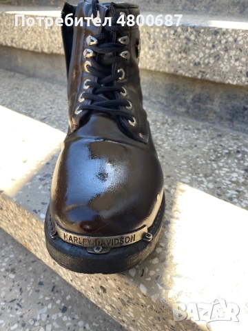 Оригинални кобинки Harley-Davidson, естествена кожа, №43.5, снимка 7 - Мъжки ботуши - 54237298