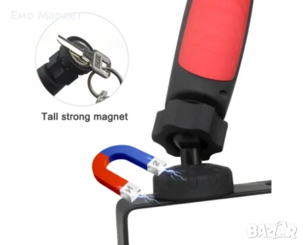 Мощна LED работна акумулаторна лампа, снимка 3 - Други инструменти - 49250449