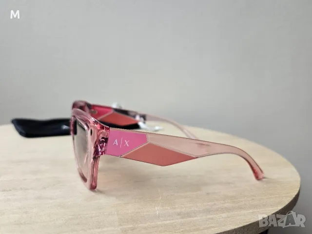 Дамски оригинални очила ARMANI EXCHANGE AX 4125 U 833911 - SHINY TRANSPARENT PINK

, снимка 2 - Слънчеви и диоптрични очила - 49267582