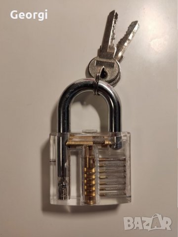 Прозрачен, тренировъчен катинар