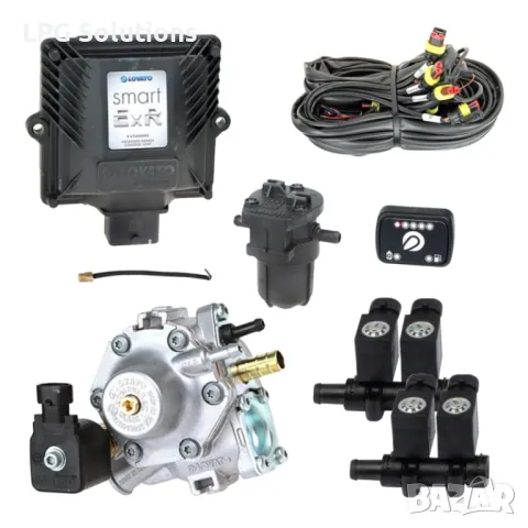 Газов инжекцион Lovato ExR преден кит за 3-4 цилиндъра