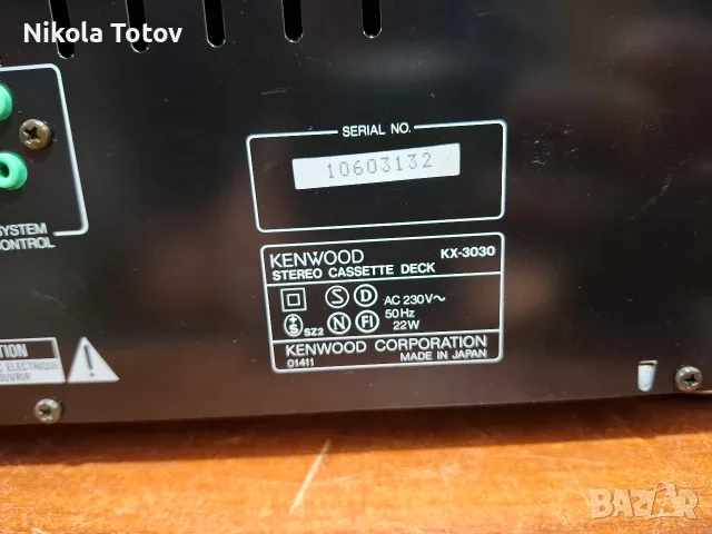 Продава се двуглав дек Kenwood KX-3030 . , снимка 7 - Декове - 56125586