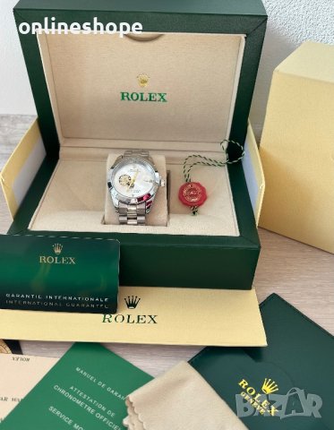 Rolex Oyster Perpetual Мъжки Часовник С Луксозна Кутия И Карта, снимка 3 - Мъжки - 44351489