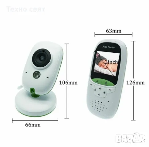 БЕБЕФОН ПРОФЕСИОНАЛЕН с камера VB602 WIFI до 260 метра, снимка 2 - Камери - 48917778