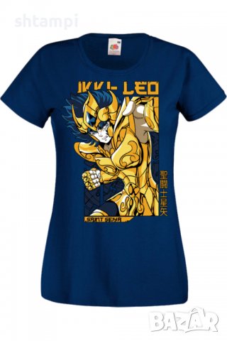Дамска тениска Saint Seiya Leo Aiolia 01,Анимация,игра,Празник,Повод., снимка 6 - Тениски - 38074501