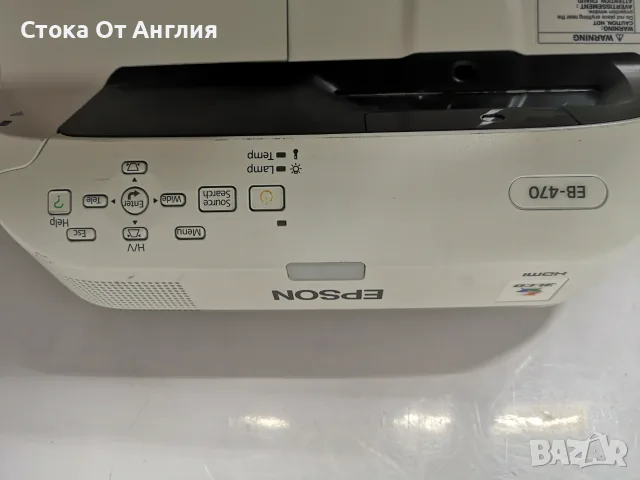 Проектор - EPSON EB-470 H456B, снимка 5 - Друга електроника - 51518872