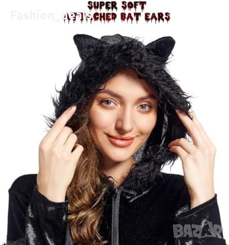 Нов Женски Хелоуин Костюм Летяща Мишка Парти Подарък, снимка 3 - Други - 42699165