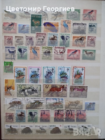 Класьор с марки /животни/ 650 бр ., снимка 9 - Филателия - 53078099