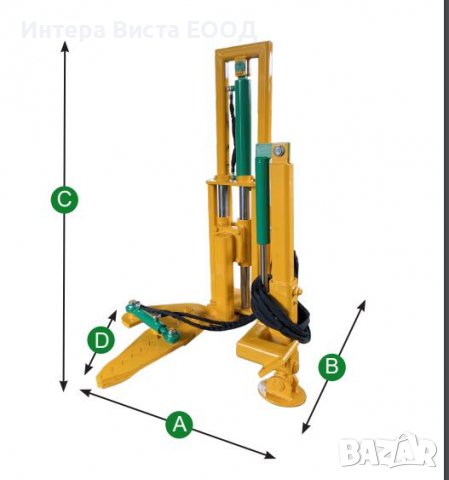 Хидравлична машина за вадене на лозови насаждения, снимка 3 - Селскостопанска техника - 36571880