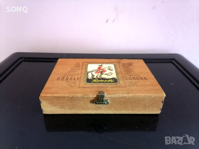 Рядка Колекционерска Дървена Кутия От Цигари- Пури, снимка 2 - Колекции - 42665713
