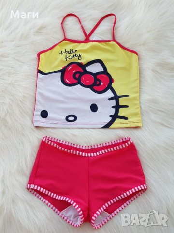 Детски бански Hello Kitty 8-9 години, снимка 1 - Детско бельо и бански  - 29658919