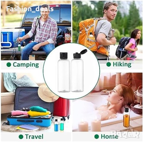 Нови 6 бр. 100мл пластмасови бутилки за лосион козметика Многократна употреба Пътуване , снимка 8 - Други стоки за дома - 42230011