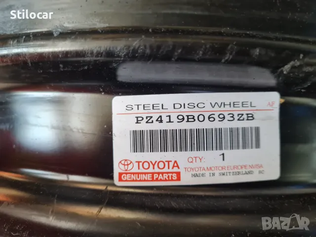 Джанти Toyota Yaris,Corolla 4x100 15ки, снимка 5 - Гуми и джанти - 48389900