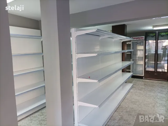 Метален стелаж крайстенен H200/L66,5/D40+3x30, снимка 12 - Стелажи и щандове - 44598180