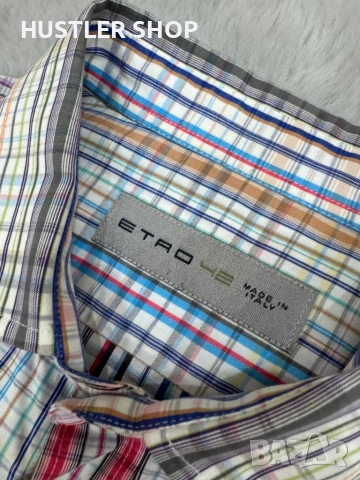 Мъжка риза ETRO. Размер М, снимка 5 - Ризи - 54102139
