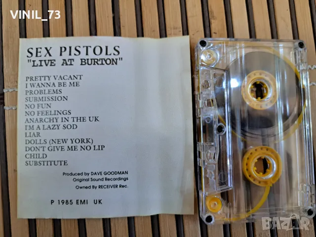 SEX PISTOLS-Live at Burton-The Original Pistols, снимка 3 - Аудио касети - 48792380