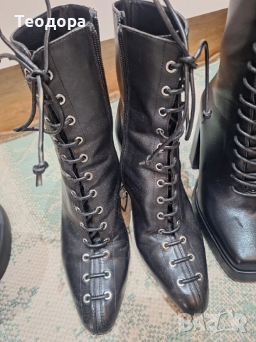 Боти от естествена кожа!, снимка 7 - Дамски боти - 52592972