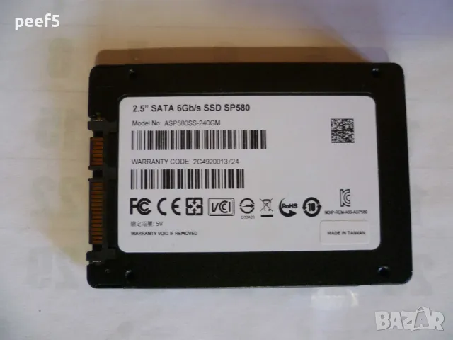 SSD 240GB ADATA Premier SP580, снимка 3 - Твърди дискове - 47622761