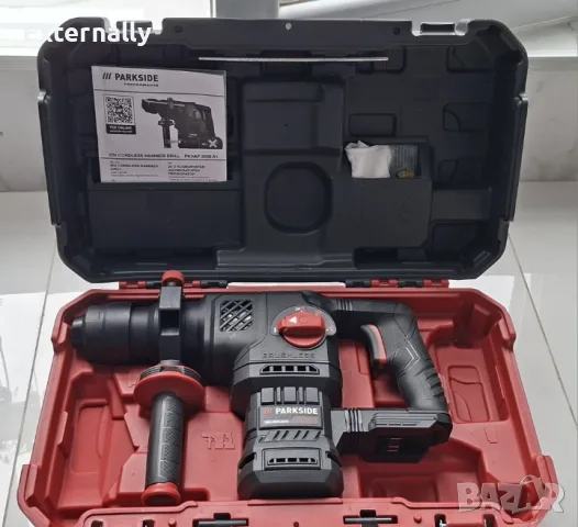 Перфоратор PARKSIDE Performance PKHAP 2058 A1 – 5.8J, безчетков, SDS+, нов с гаранция, снимка 2 - Перфоратори - 55948114