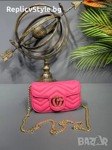 Дамска чанта Gucci в 3 цвята, снимка 6 - Чанти - 49131671