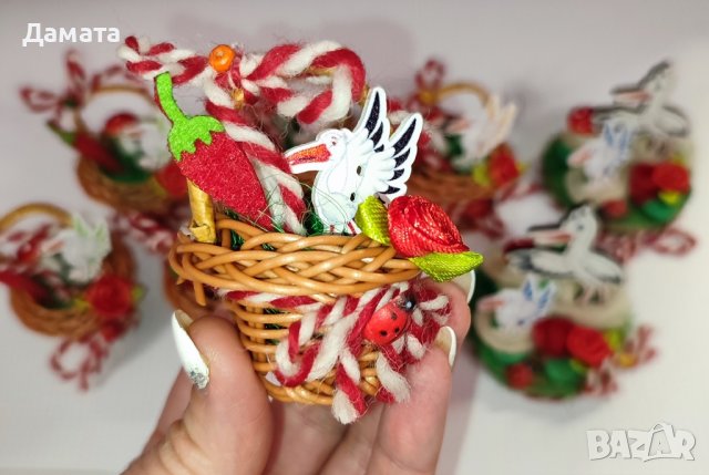 Мартенски декорации и други мартенички , снимка 2 - Декорация за дома - 44228387