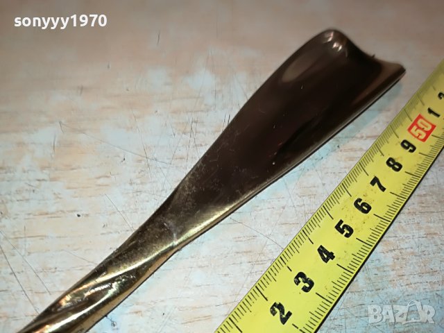 поръчана-ретро обувалка в златен цвят 1611221348, снимка 3 - Антикварни и старинни предмети - 38692120