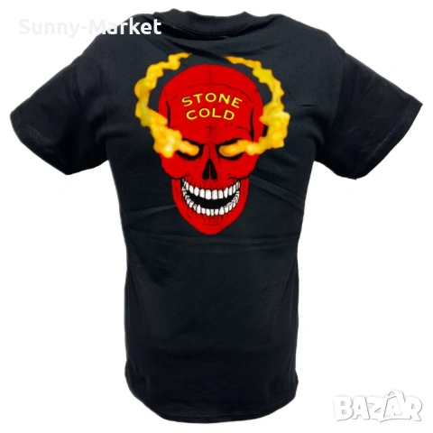 Тениска Stone Cold Steve Austin WWE , Мъжки и детски тениски на WWE, снимка 2 - Тениски - 54309110