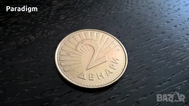 Монета - Македония - 2 денари | 1993г.