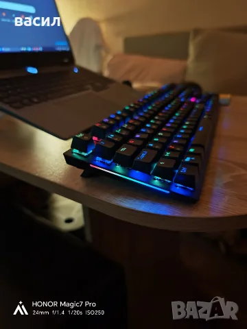 Безжична геймърска RGB клавиатура kovar, снимка 7 - Клавиатури и мишки - 55848247