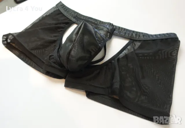 L/XL мъжки секси разкриващи боксерки, снимка 6 - Бельо - 50182196