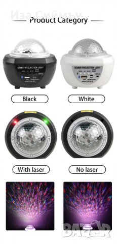 USB звезден проектор с тонколона, снимка 8 - Други - 35595870