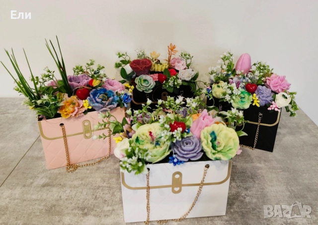 Налични сапунени букети , снимка 16 - Романтични подаръци - 43924040