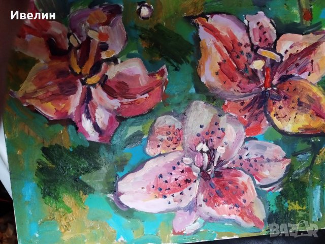 картина-цветя, снимка 4 - Картини - 30647965