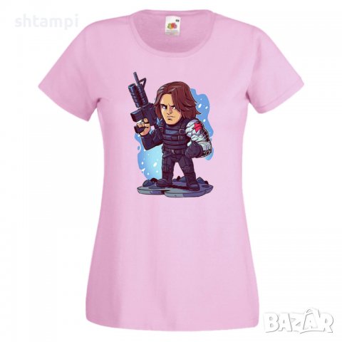 Дамска тениска Marvel Winter Soldier Игра,Изненада,Подарък,Геймър,, снимка 11 - Тениски - 36786196