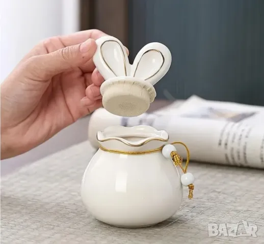 Молд бурканче със заешки ушички , снимка 5 - Форми - 46658459