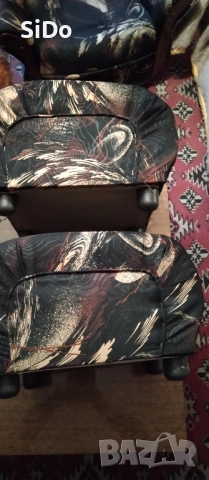 2 фотьола и 2 табуретки, снимка 10 - Дивани и мека мебел - 51918450