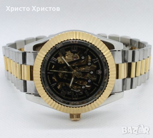 Дамски луксозен часовник Rolex Crown Skeleton , снимка 17 - Дамски - 37047692