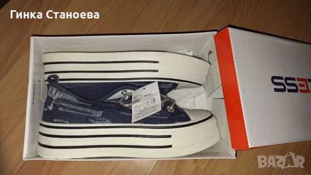 Дамски кецове дънкови, снимка 3 - Кецове - 54008801