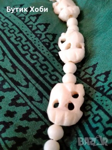 Оригинално колие от слонова кост, снимка 4 - Антикварни и старинни предмети - 37819561