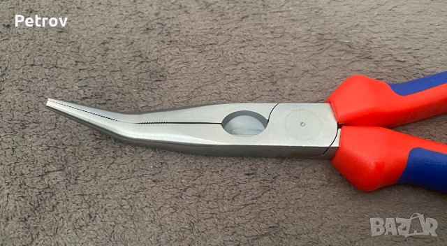 KNIPEX 26 25 200 - MADE IN GERMANY - ЧИСТО НОВИ 200 mm ПРОФЕСИОНАЛНИ полукръгли извити Клещи /GERMAN, снимка 3 - Клещи - 44735050